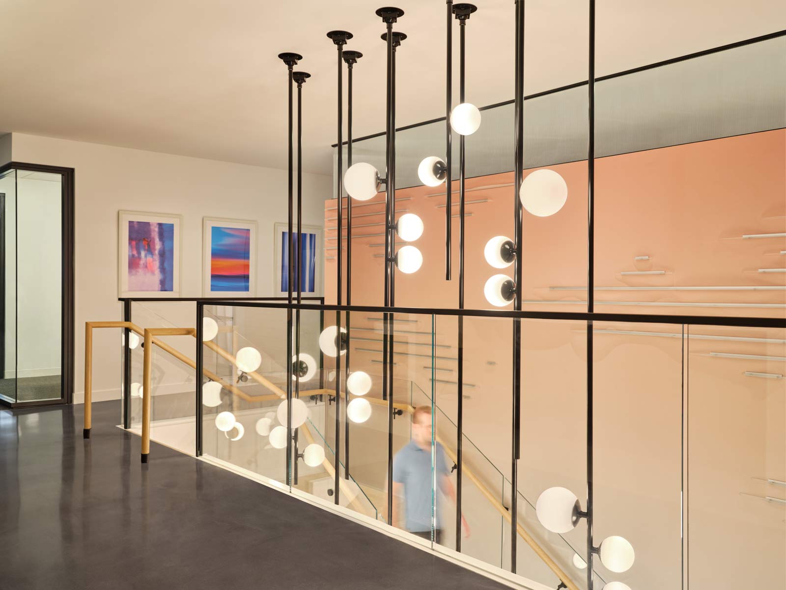 Custom light installation