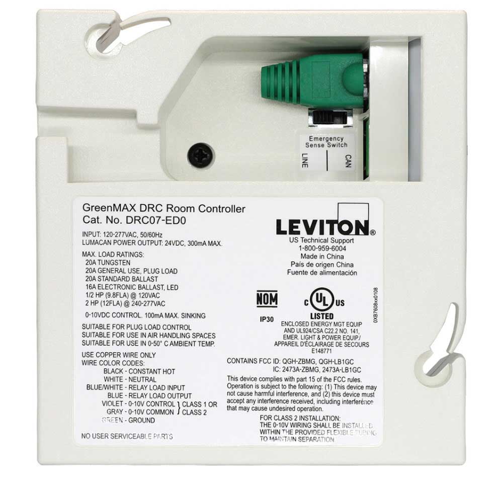 Leviton GreenMAX DRC Line Voltage Room Controller California Lighting