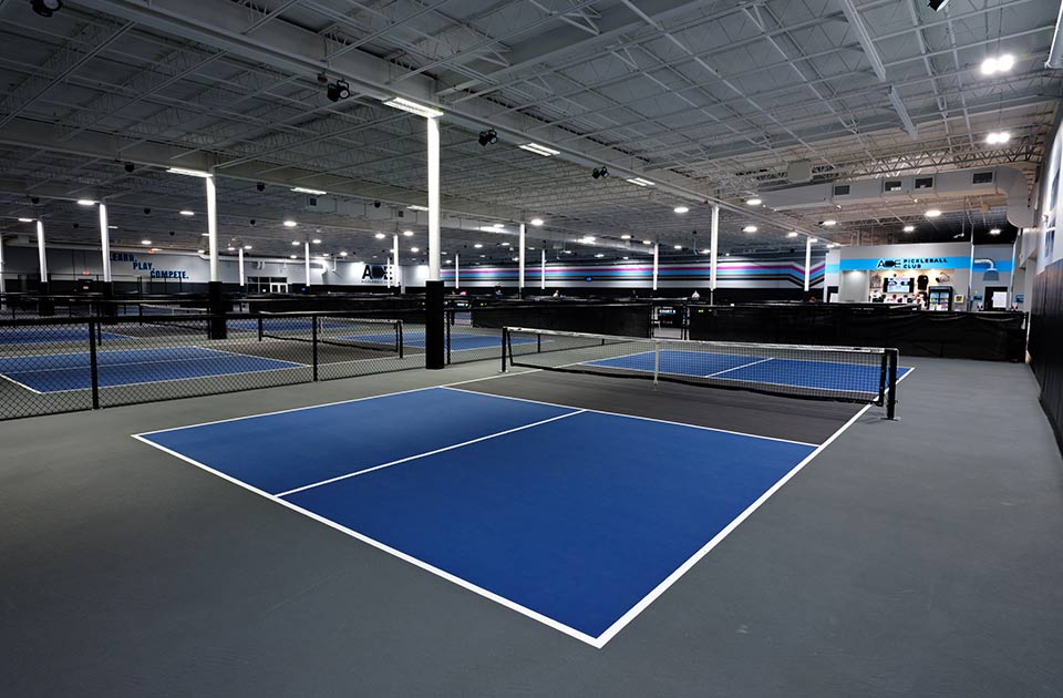 indoor pickleball lighting