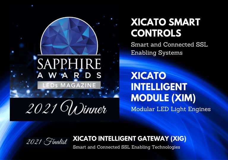 Xicato Wins Two Sapphire Awards