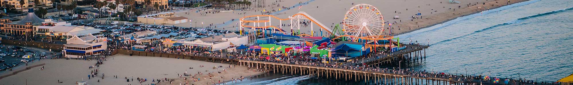 Pier And Beach With Amusement Park High Angle Sa 2026 03 25 04 26 01 Utc Pier And Beach With Amusement Park